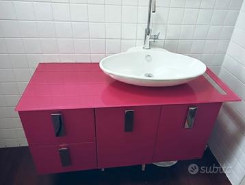 set Bagno Moderno Color magenta