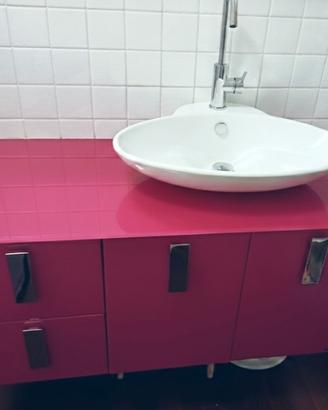 set Bagno Moderno Color magenta