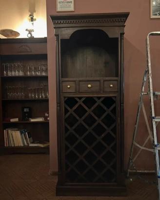 Mobile bar / enoteca / casa in legno massello