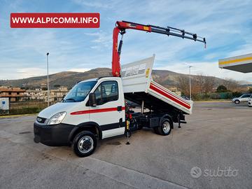 Iveco Daily 50c15 con gru Nuova e cassone Ribaltab
