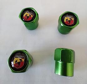 Set 4 tappi coprivalvola Abarth VERDI