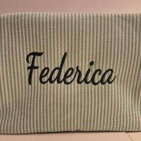 beauty case grande - organizer da viaggio Federica