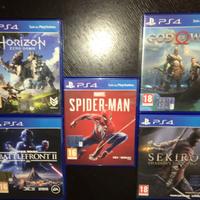 Giochi originali PlayStation 4, 3, 2 ed altro