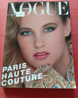 Vogue Paris settembre 1981 copertina  Giù  Bourdin