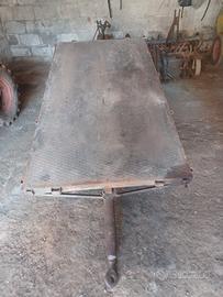 rimorchio con sponde basse