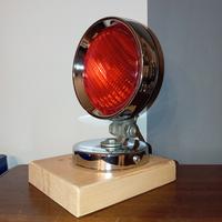 Lampada artigianale Faro Retronebbia Luce Rossa