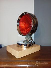 Lampada artigianale Faro Retronebbia Luce Rossa