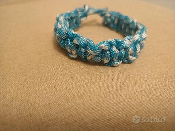 Bracciale intrecciato SS Lazio