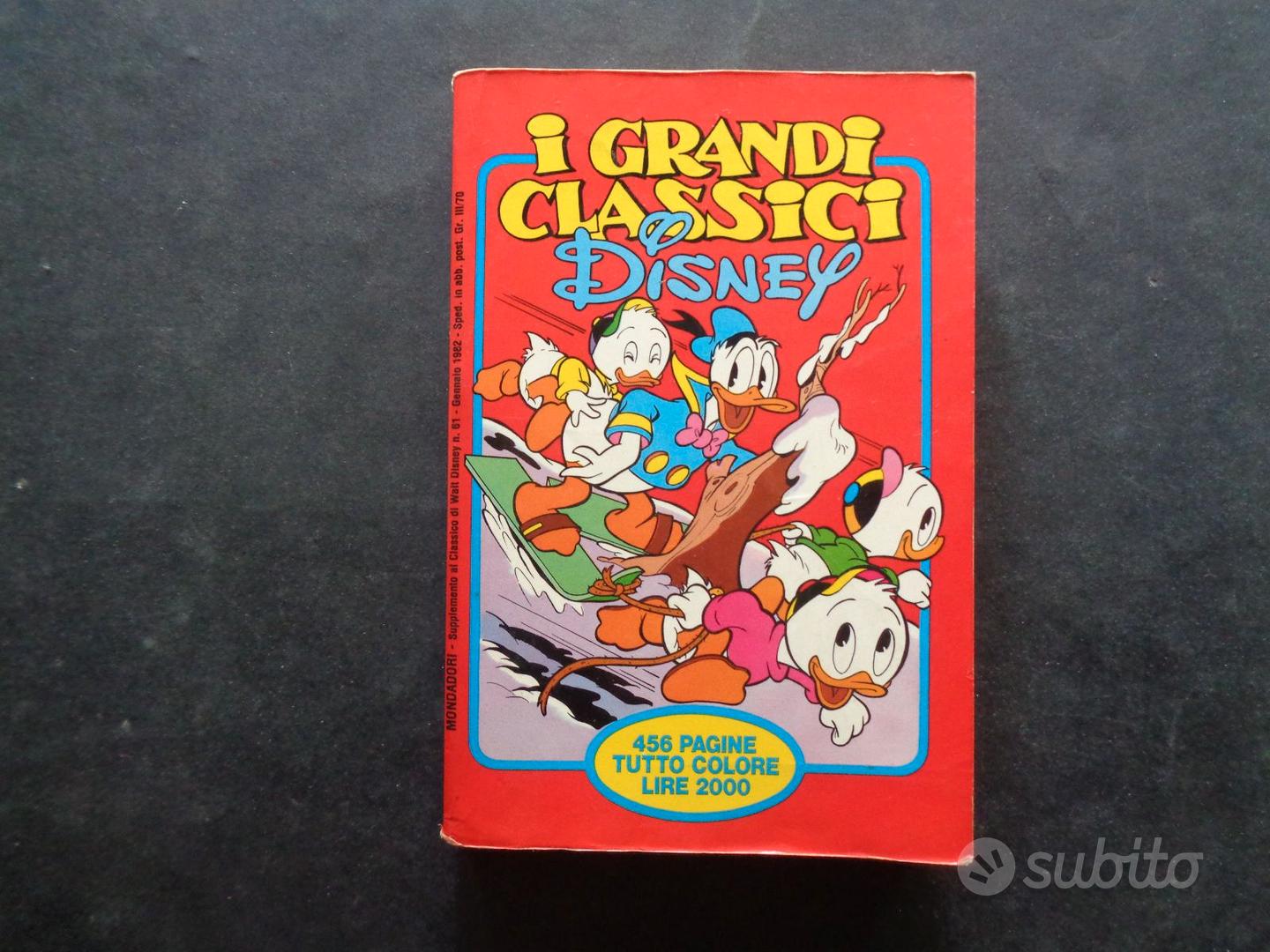 I GRANDI CLASSICI DI WALT DISNEY n 3--1981-[A] - Libri e Riviste In vendita  a Lecco