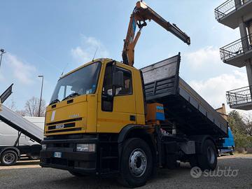 Iveco Eurotech 190E24 2 ASSI Ribaltabile+GRU EFFER