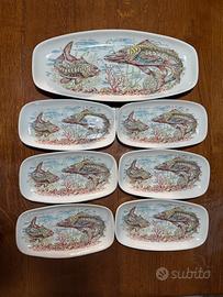 Set piatti completo anni 80