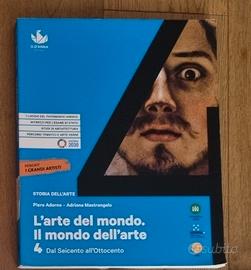 Libro L'arte del mondo Vol 4  per Liceo , NUOVO !!