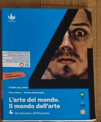 Libro L'arte del mondo Vol 4  per Liceo , NUOVO !!