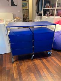 Cassettiera Kartell mobil 6 cassetti con ripiano