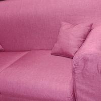 Divanetto due posti come nuovo color magenta