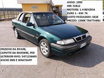 Rover 214 Cabrio - Cabriolet 1995 1.4 Benzina