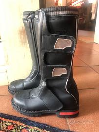 Stivali da moto in pelle Mis. 39 vintage