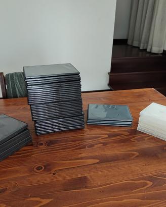 Custodie DVD NUOVE vari formati – 46 pezzi