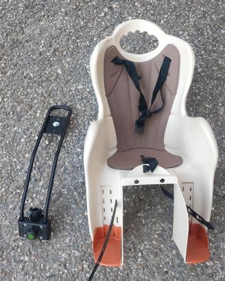Seggiolino bici bambino 22kg posteriore