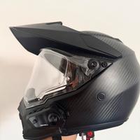 Casco AGV AX9 Mono Glossy Carbon-taglia M