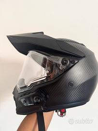 Casco AGV AX9 Mono Glossy Carbon-taglia M
