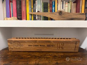 Antica pressa per sigari 1900 56 cm legno massello