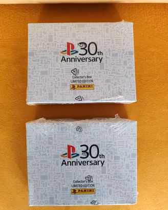 2 Box PANINI 30th Anniversario Sony PLAYSTATION 