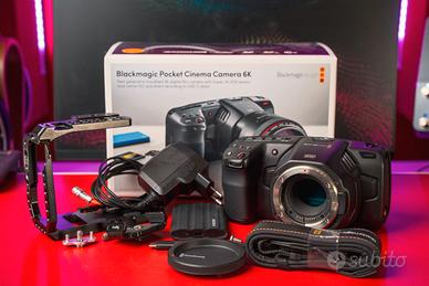 Blackmagic Pocket Cinema Camera 6k G1 con Cage
