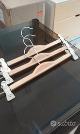 Grucce in legno con pinze 10 pezzi