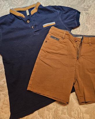 Pantaloncini e maglietta bambino