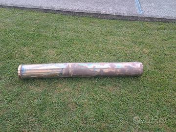 canna fumaria in acciaio 