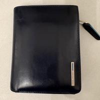 Portafoglio in  vera pelle Piquadro colore bleu