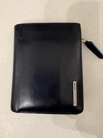 Portafoglio in  vera pelle Piquadro colore bleu