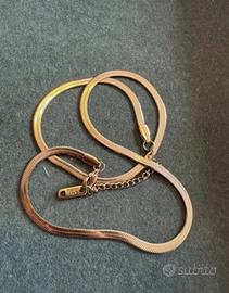 Collana snake oro