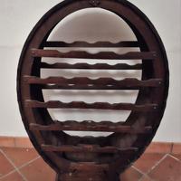 Cantinetta rustica in legno scuro
