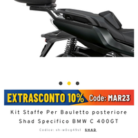 Staffe bauletto BMW c 400