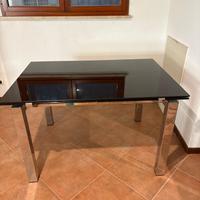 Tavolo allungabile Calligaris vetro/acciaio