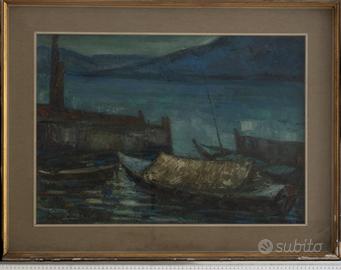 Quadro di Giovanni Piva "Darsena (Fasano)"