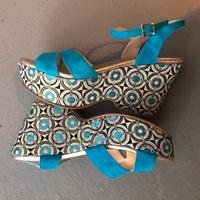 Scarpe donna platform zeppa gioiello