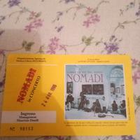 Raro biglietto concerto Nomadi Tour 1995