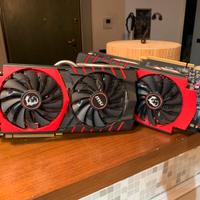 Coppia MSI GTX 970 OC gaming 4gb