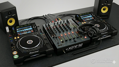 SET DJ PROFESSIONALE COMPLETO  (foto dimostrativa)