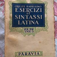 Esercizi di sintassi
