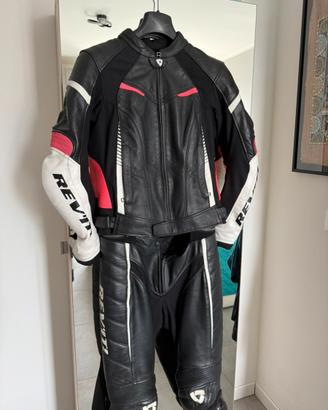 Tuta moto pelle revit xena