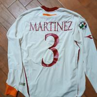 Maglia AS ROMA match worn Martinez