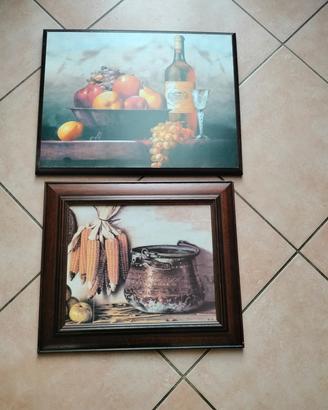 Quadretti coordinati in stile country