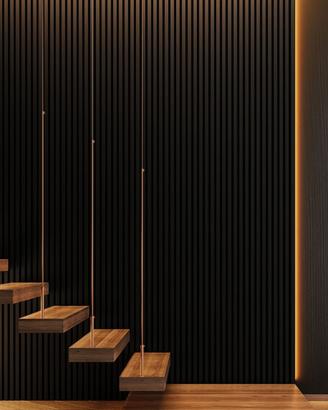 Pannelli fonoassorbenti Legno + Mdf 