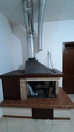 camino compreso di rivestimento