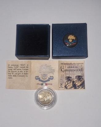 Moneta commemorativa Arma dei Carabinieri 