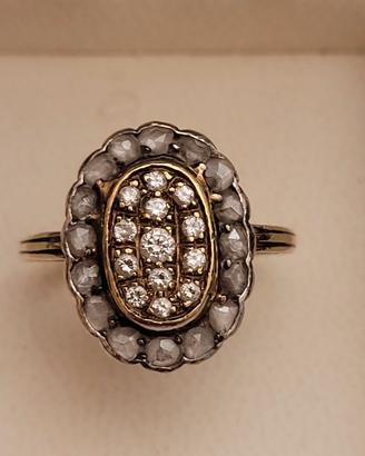 Anello oro brillanti
